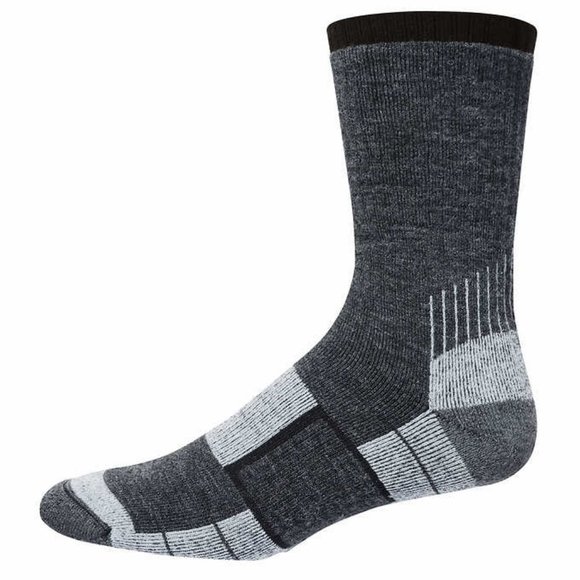NWT 4-Pack Men's Multi-color Merino Wool Blend Cushioned Socks with Arch Support - Picture 5 of 13